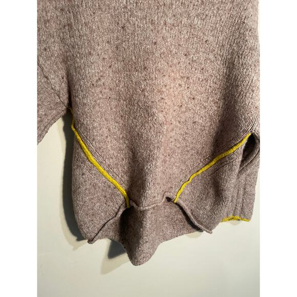 Anthropologie Moth Paloma Wool Blend Turtleneck Sweater Size Small - Picture 4 of 12